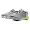Under Armour Charged Rogue 3 Comfortable Versatile Fabric Low-Top Sneakers Men Sneakers Gray Green 3025857-100