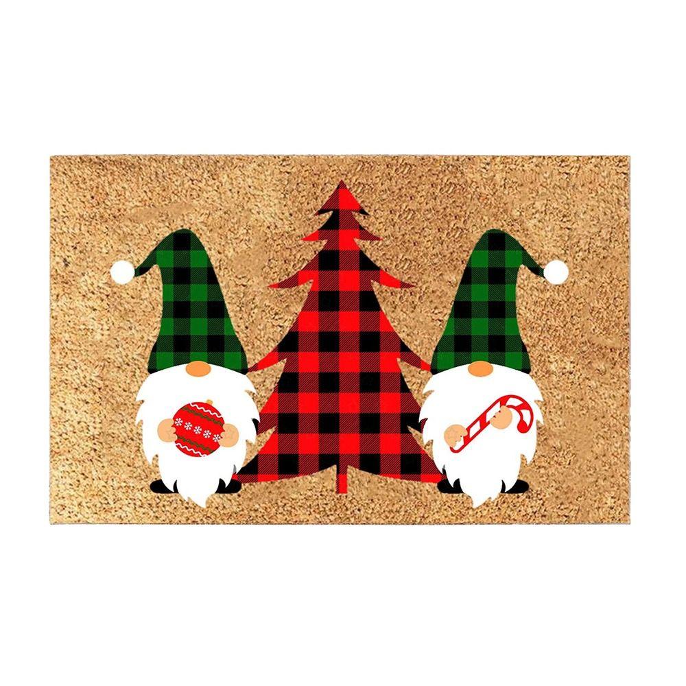 Bedroom Kitchen Rugs Xmas Bathroom Mat Christmas Decoration Hallway Mat Door Mat Corridor Carpet