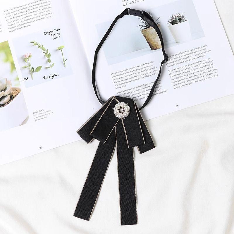 Japanese Style Bow Tie for Women Student Preppy Style Shirt Accessories JK