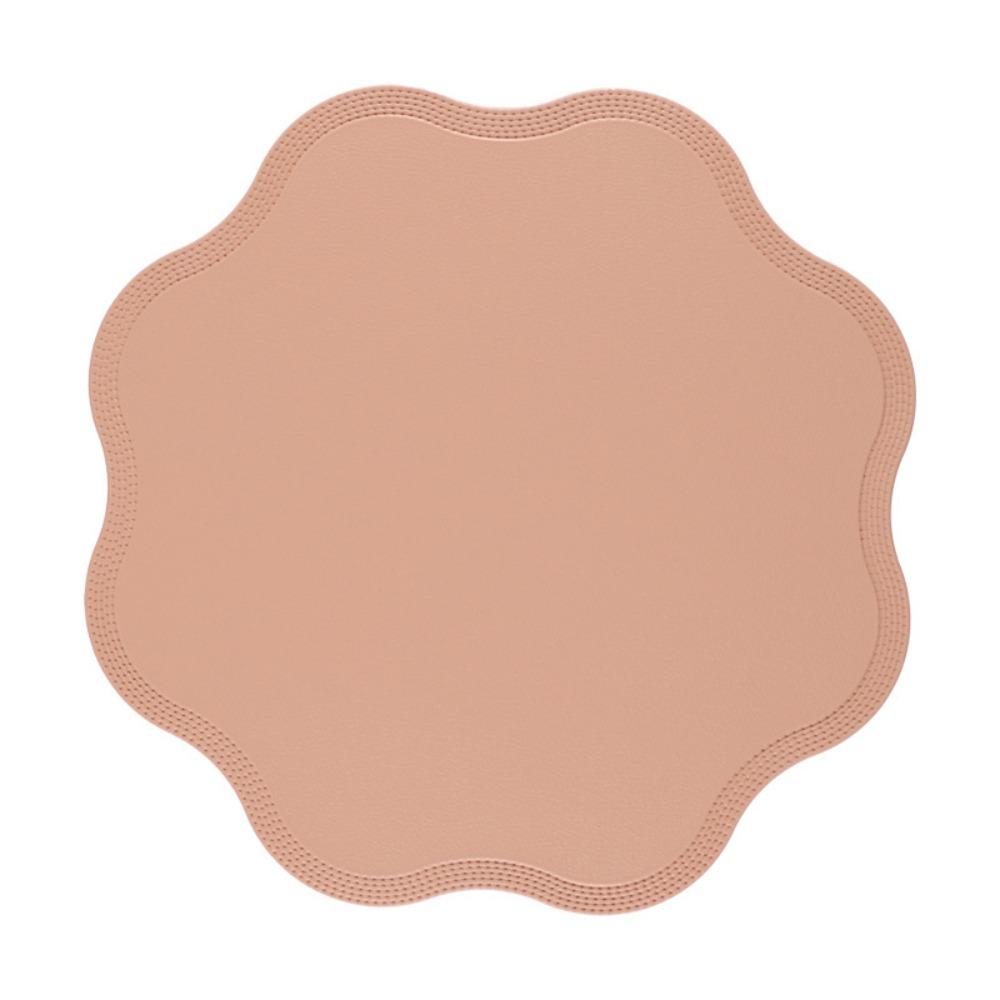 Салфетка под столовые приборы в форме цветка, однотонная, нескользящая, кухонная