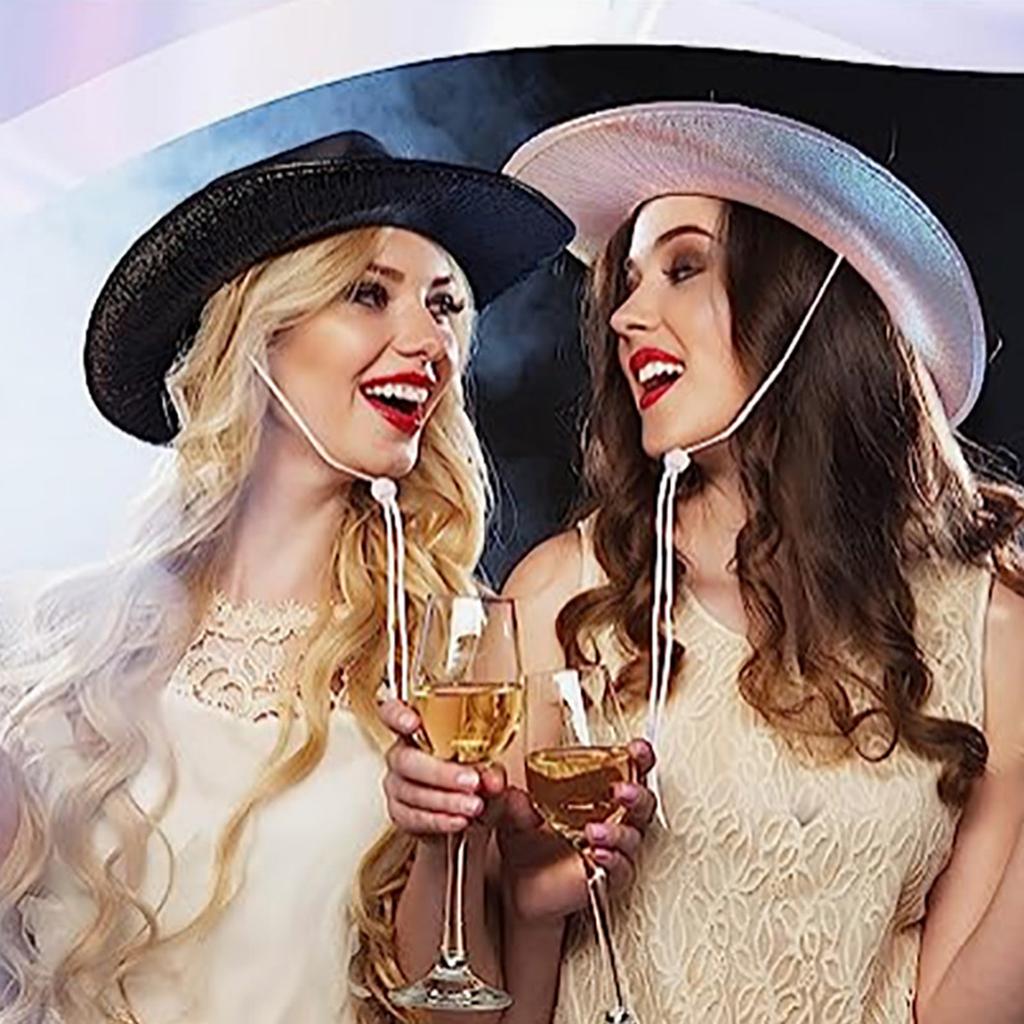 Красочные ковбойская шляпа и солнцезащитные очки в стиле вестерн бандана для женщин стильные аксессуары для вечеринок и фестивалей