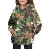Girls' Hooded Tie- Sweatshirt - Pullover Print Top