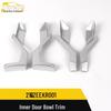 ZEEKR 001 2021 Interior Door Bowl Trim & Anti-Scratch Cover Bright Strip