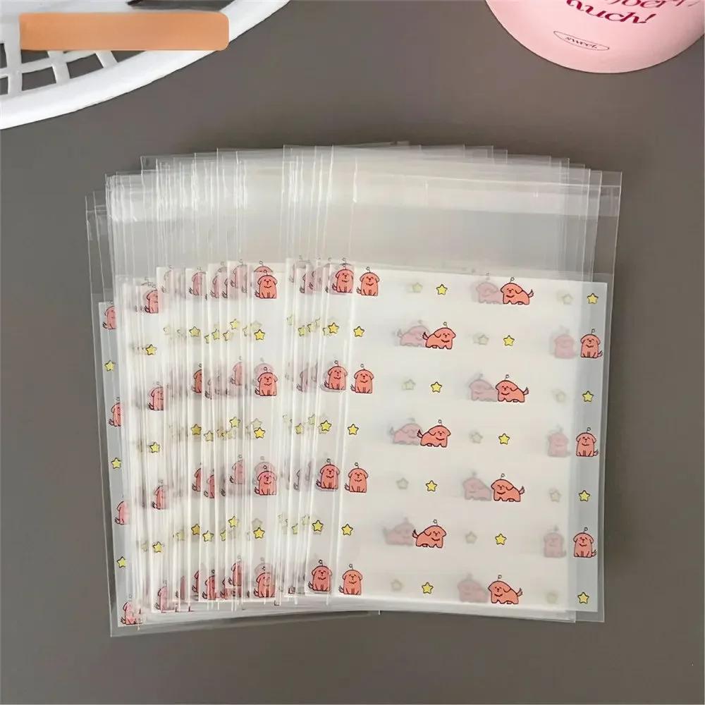 50 шт. корейский INS балетный стиль синий розовый бант прозрачная карта Opp мешок Kpop Idol 3 дюйма фотокарта DIY декор упаковка дисплей карман