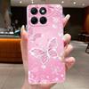 Чехол для Motorola Edge 70 Fusion Прозрачный Роскошный Модный Бабочки Цветы Мягкий ТПУ Силикон Чехол для Телефона для Edge70 Fusion Бампер
