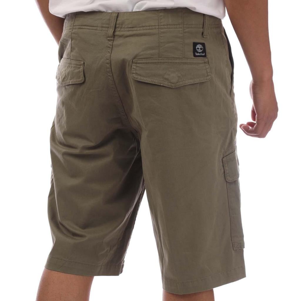 Timberland Mens Twill Cargo Shorts