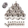 10Pcs Bnc Male Plug Window Crimp Rg316 Rg174 Rg179 Lmr100 Cable Connector