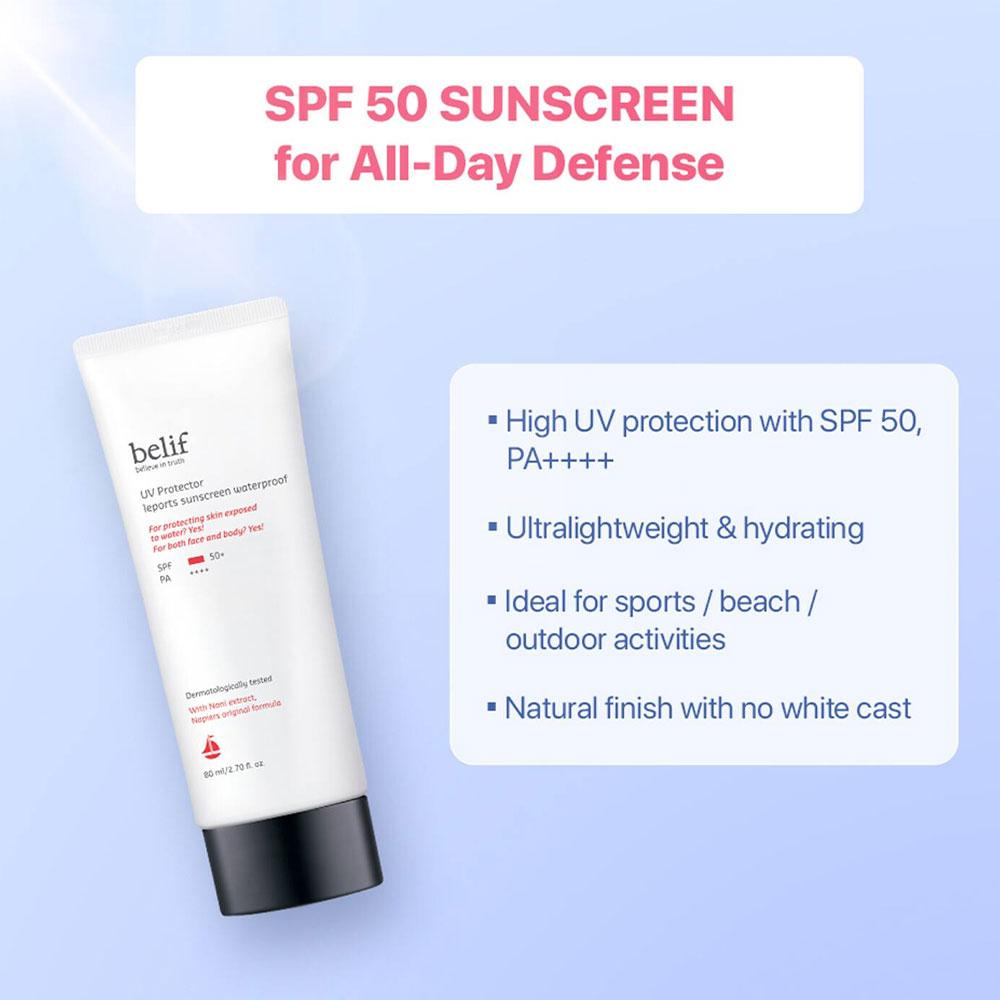 Belif UV Protector Multi Sunscreen 80ml (SPF50+)