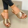 Модные женские сандалии 2024 новые плоские сандалии летняя обувь для женщин пляжная обувь Sandalias Mujer домашние тапочки для улицы летняя обувь
