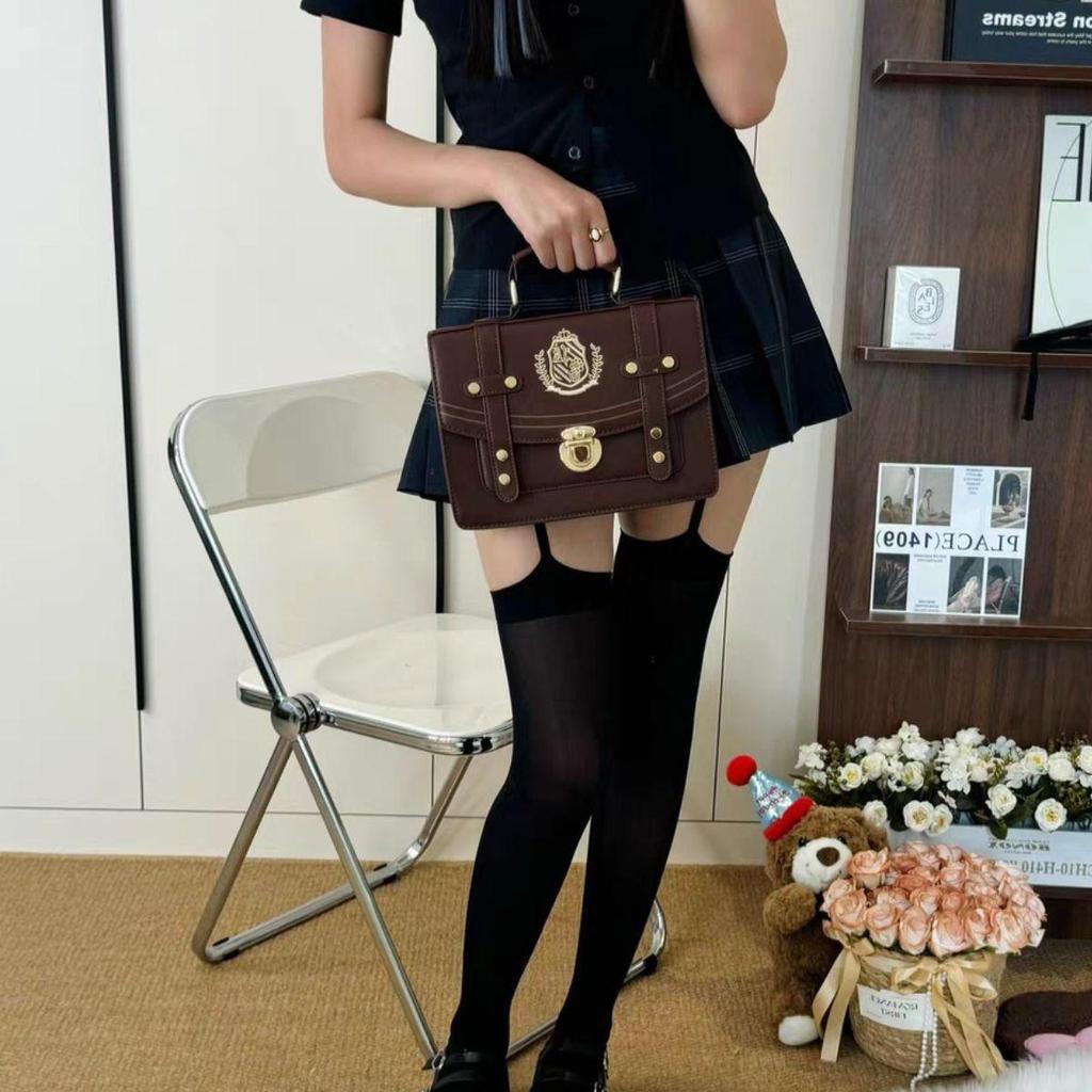 Субкультура бархатные чулки длиной до колена: Черно-белый стиль JK