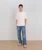 SIECLE Open Collar Crochet Half Shirt (Ivory)