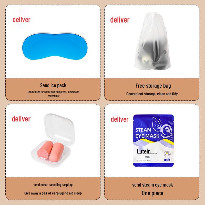 Эксклюзивная маска для сна с полной светоизоляцией и летним пакетом со льдом для мужчин, женщин и детей