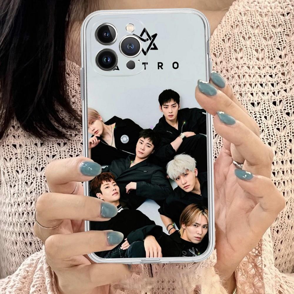 Чехол для телефона Kpop Astro Ча Ын У Силиконовый Мягкий Для Iphone 16 15 14 13 12 11 Pro Mini XS MAX Plus X Чехол