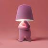 Настольная лампа Shy Boy в форме маленького человечка, светодиодная настольная лампа, ночник с сенсорным управлением, подключаемый прикроватный светильник для декора спальни, подарок на День святого Валентина