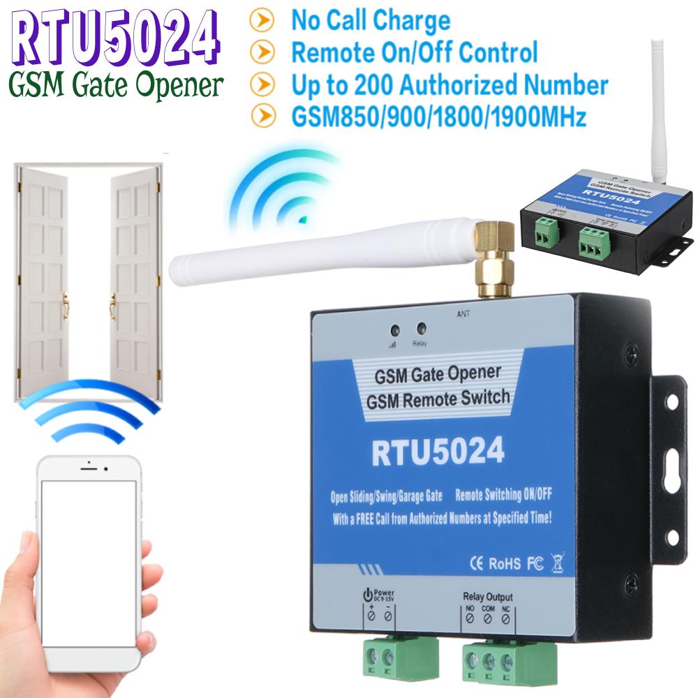 RTU5024 GSM Открыватель Ворот Реле Четырехдиапазонный 850 900 1800 1900 МГц Бесплатный Звонок Идентификатор Абонента Беспроводной Удаленный Переключатель Доступа к Двери