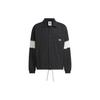 Adidas Originals Color-Block Single-Breasted Sports Long Sleeve Jacket Unisex Outerwear Black IM9646