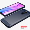 For Xiaomi Redmi 9 Case Cover Redmi 9A 9C 8A Note 8 T 9 Pro 9S 8T Anti-knock Bumper Soft TPU Carbon Fiber Phone Case On Redmi 9A