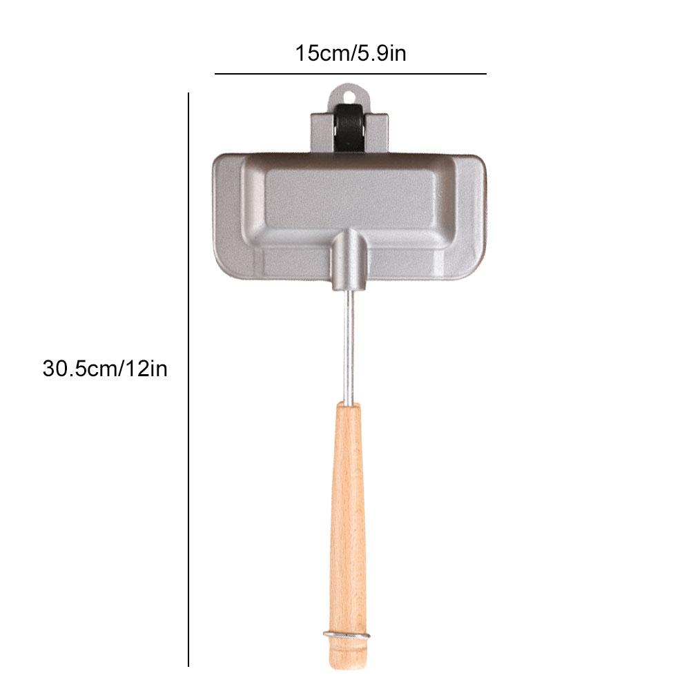 Hot Dog Toaster Non Stick Aluminum Alloy Bread Toast Breakfast Machine Sandwich Maker Waffle Pancake Baking Barbecue Oven Mold