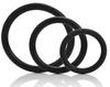 Set of 3 Black Cockrings - Calexotics - Cockrings