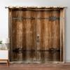 Простые шторы Woodes Shade Curtains Old Wood Valley Door Family Living Room Bedroom Decoration Thin Curtains