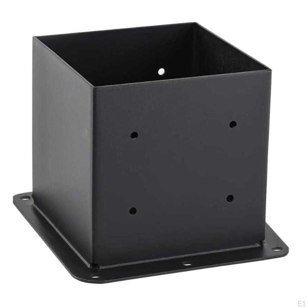 Fence Post Base Flange Anchor Wall Mounted Practical Stable Multipurpose Pergola Bracket for