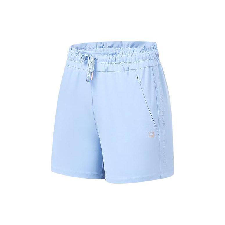 Fila Однотонные спортивные трикотажные шорты Женские шорты Диагональный-синий A11W331605FLB