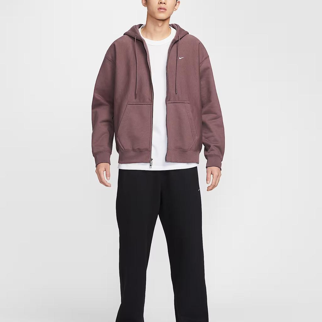 Nike Толстовка с капюшоном на молнии Solo Swoosh свободного кроя с длинным рукавом для мужчин HV1085-502