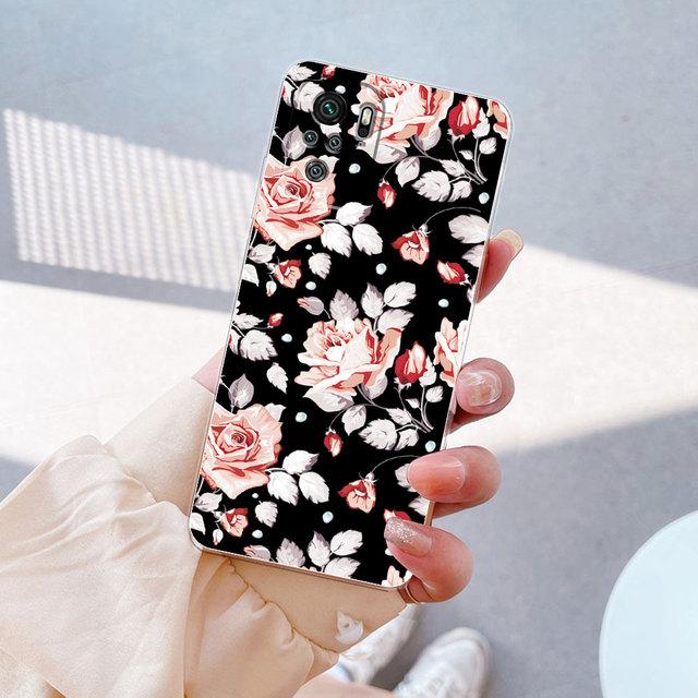 Чехол для Xiaomi Redmi Note 10 Redmi Note 10s, прозрачный мягкий силиконовый чехол для телефона Redmi Note 10 Pro, задняя крышка Note10 5G Fundas