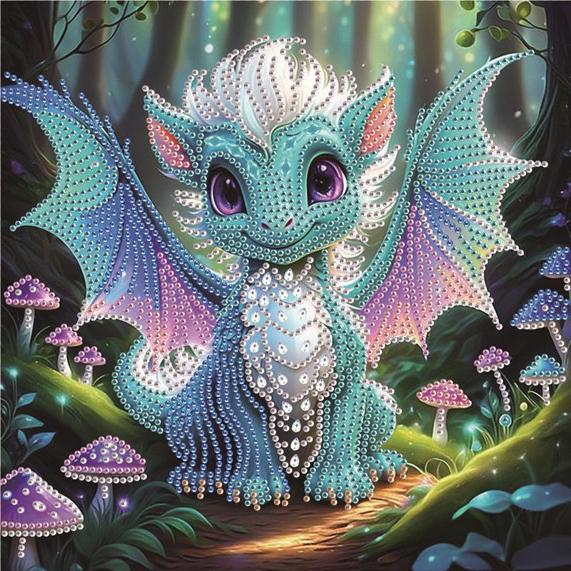 5D Abnormal Diamond Painting Set Kitten DIY Diamond Decorative Painting