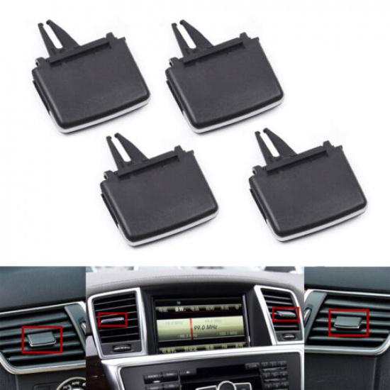 4pc/set For Mercedes-Benz W166 ML550 GL450 GL500 A/C Air Vent Outlet Tab Clip