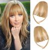 Women Clip-in Bangs Natural Wispy Forehead Hair Extensions Faux French Bangs Girls