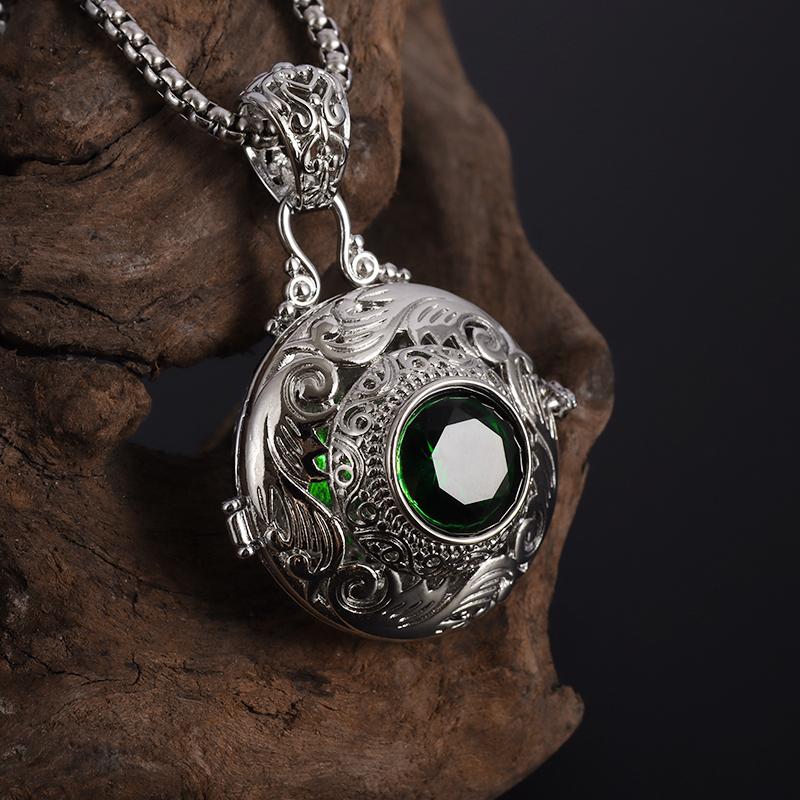 Классическое винтажное открывающееся ожерелье в виде флакона духов для женщин и мужчин, модное ювелирное украшение для вечеринки или банкета