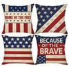 Патриотические американские наволочкиПодушка для дивана в гостиной, мягкая и удобная, украшение для спальни