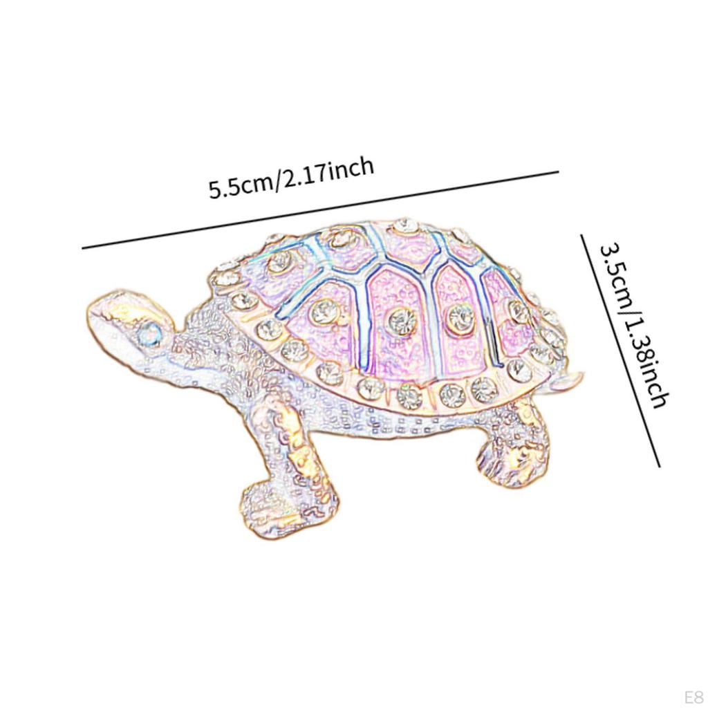 Эмалированная шкатулка для безделушек, ювелирный комод, коллекционное хранилище сокровищ, памятный сувенир