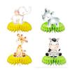 Forest Animal Themed Party Supplies Birthday Decorations Arrangement Props Paper Plates Paper Cups Paper Tissue Banners Tablecloths
