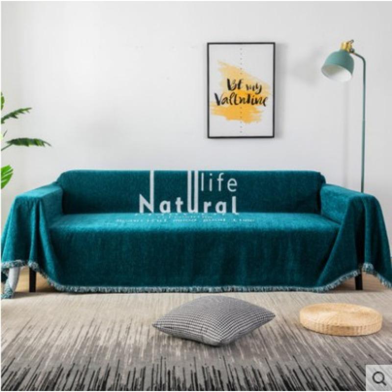 Полотенце для дивана Полный чехол Чехол для дивана Тканевый чехол Чехол Полотенце Ткань Подушка Одеяло Все включено Универсальный Скандинавский стиль Инс стиль