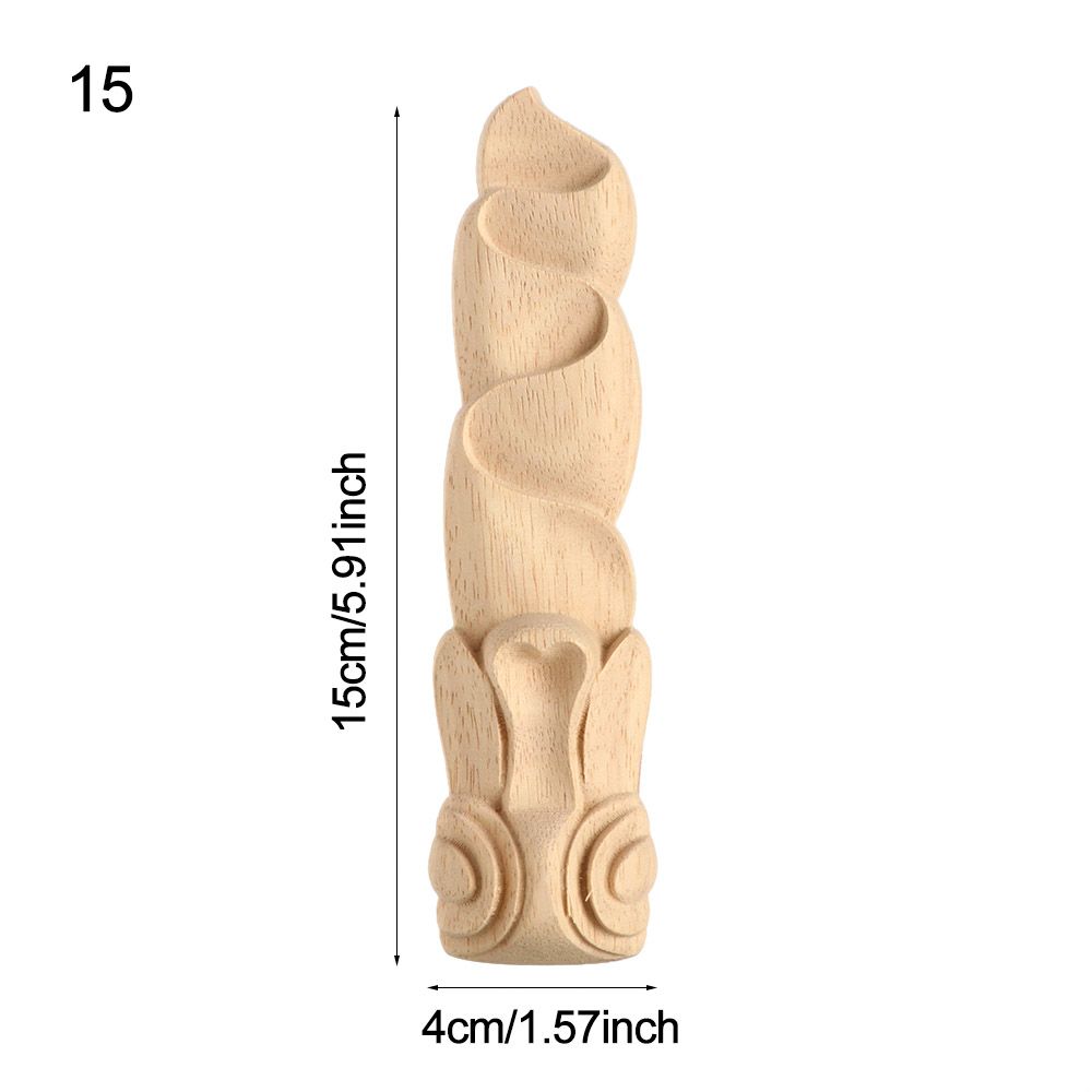 Style Decoration Crafts Vintage Wood Carved Cabinet Seat Feets Furniture Foot Legs Home Decor