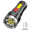 Portable Rechargeable LED Flashlight Super Bright High Power Outdoor Adventure Camping Fishing Emergency Torch Work Light