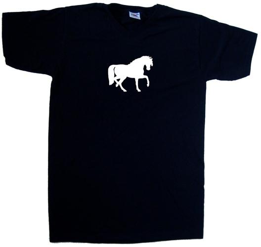 White Horse V-Neck T-Shirt