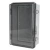 IP67 Water Proof Plastic Enclosure Junction Box, ABS Material, Stainless Steel, 6.89 .83x4.33in, Grid Mounting Panel, Outdoor Junction Box for Elect