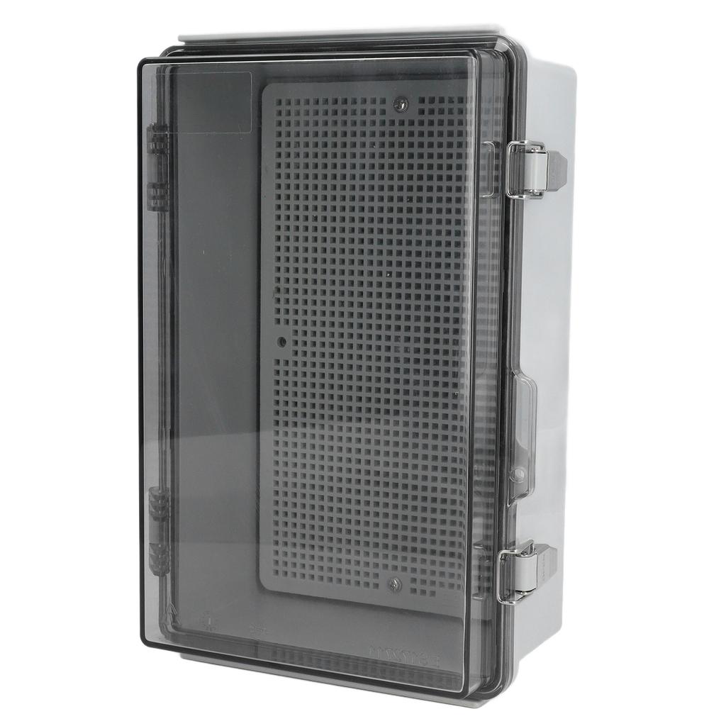 IP67 Water Proof Plastic Enclosure Junction Box, ABS Material, Stainless Steel, 6.89 .83x4.33in, Grid Mounting Panel, Outdoor Junction Box for Elect