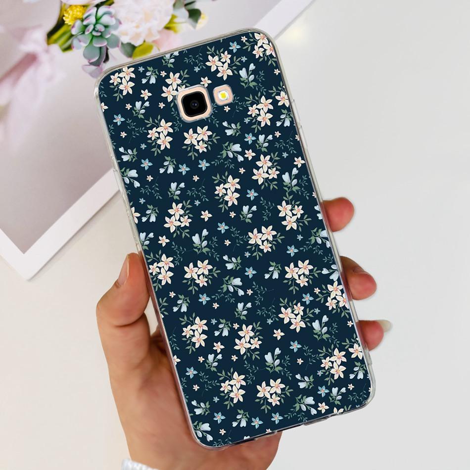 For Samsung Galaxy J4 Plus 2018 Case Samsung J4+ J4 Core J 4 J4Core Elegant Flower Butterfly Painted Soft Silicone Phone Cases
