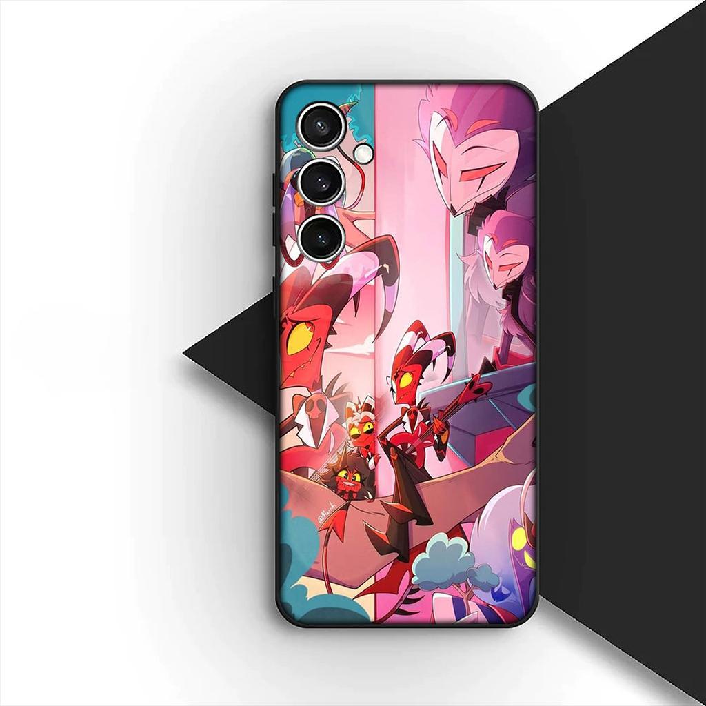 for Samsung Galaxy S10 S8 S9 Plus A33 A34 A31 70 A71 A72 Note 20 9 8 S10E Phone Case Alastor H-Hazbins Charile Hotels Angel Dust