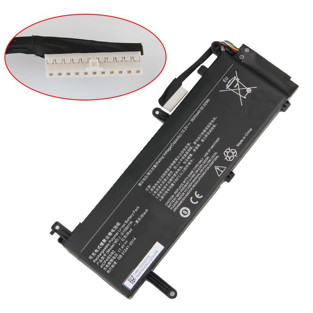НОВАЯ Сменная батарея для ноутбука Xiaomi 15,6" TM1705 TM1801 GTX1050Ti/1060 171502-AK/AN/AA/I G15B01W Батарея для ноутбука 3620 мАч