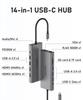 PULWTOP 4k Hd.mi VGA Pd100w Usb c Docking Station Dual Monitor RJ45 Usbc Hubs Phone Docking Ethernet c 11/12 in 1 Usb Type c Hub