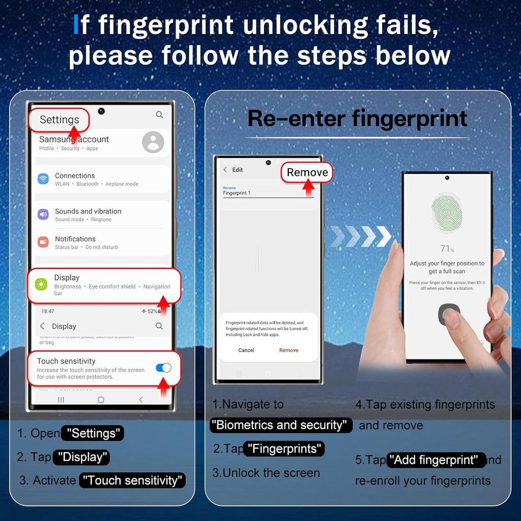 Screen Protector [2 Pieces] for Motorola Edge (2024)/(2023) Tempered Glass Curved Surface Edge Glue HD Protective Film