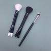2Pcs Double Head Nose Contour Brush Set 2-in-1 Angled Tilt Nose Shadow Brush Nose Sculpting U-Shaped Makeup Brush Student