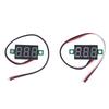 2Pcs Mini Digital DC Voltmeter LED Display Voltage Tester Meter 3 Wire Red Light 0.36in 0?30V