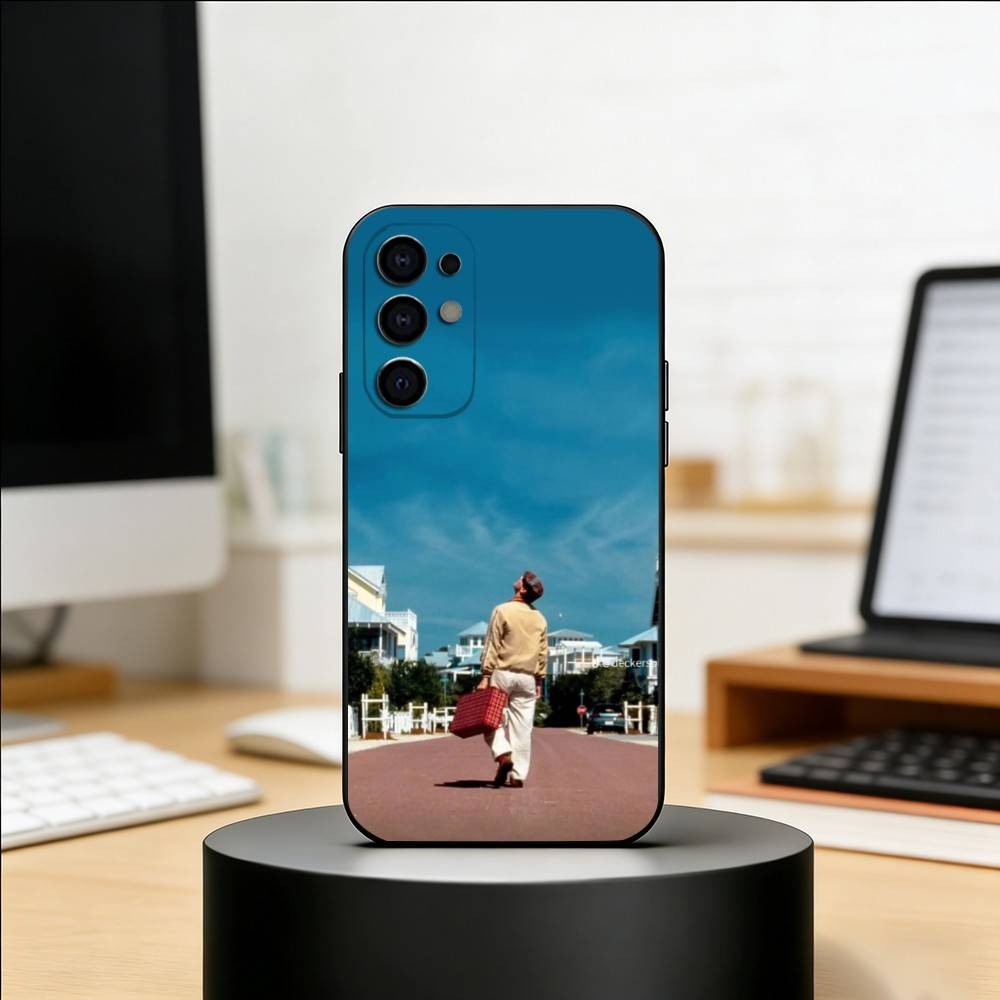T-The T-Truman Show Movie Phone Case For Samsung S25,S24,S21,S22,S23,S30,Ultra,S20,Plus,Fe,Lite,Note,10,Black Cover