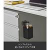 Yamazaki Магнитный контейнер для хранения, квадратный, черный, прибл.. Ш7 x Г7,2 x В10,5 см, Башня, Хранение мелких предметов, Разделители, с крючками, 4849